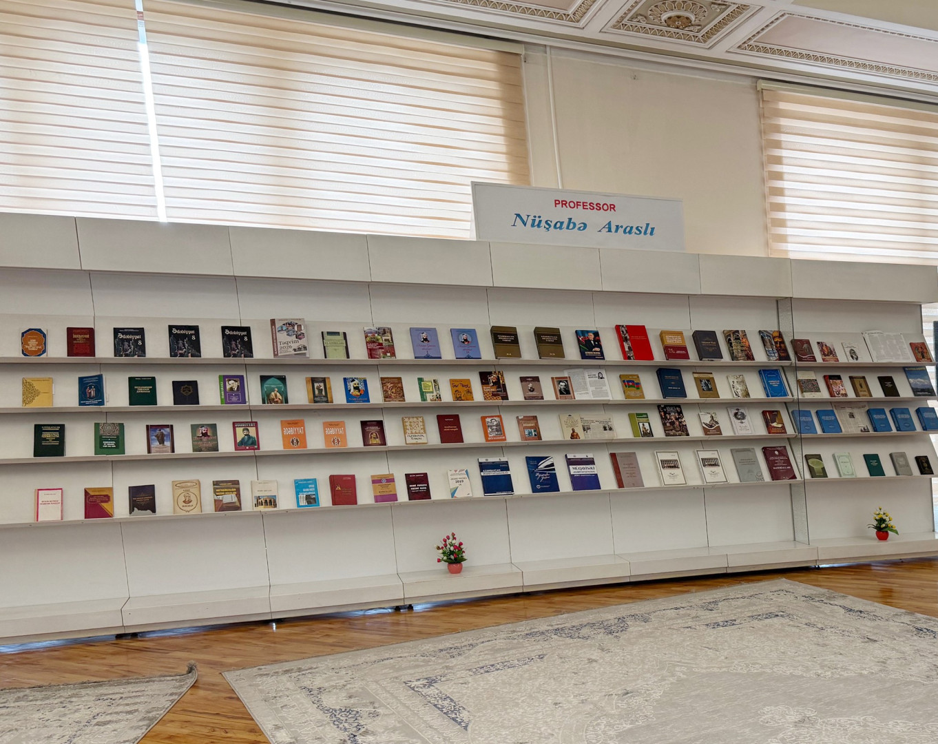 Milli Kitabxanada “Professor Nüşabə Araslı” adlı kitab sərgisi istifadəçilərə təqdim olunub