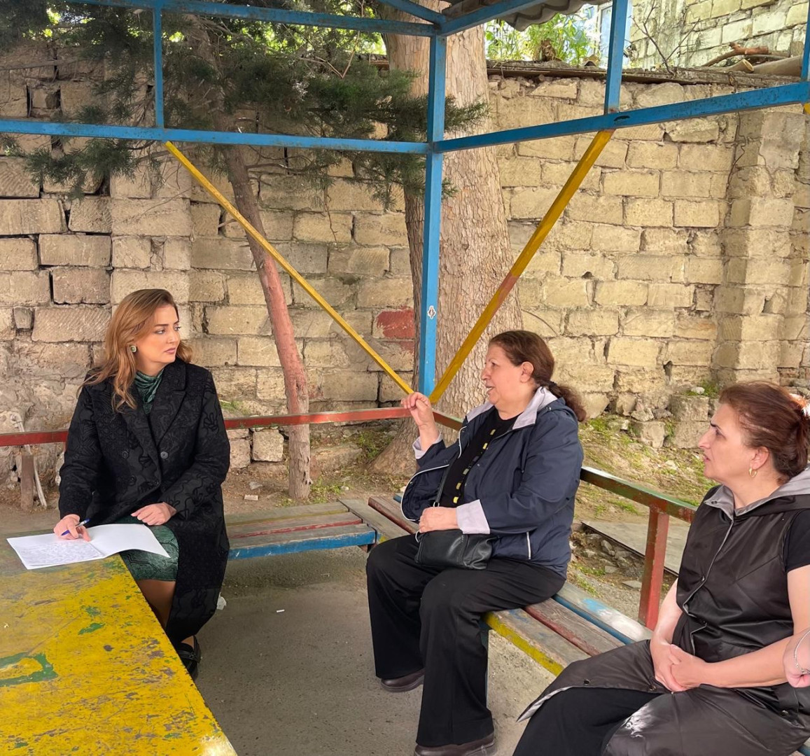 Deputat Könül Nurullayeva vətəndaşlarla görüşüb
