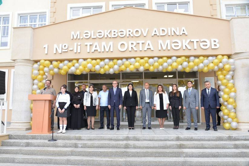15 sentyabr - Bilik günü ilə əlaqədar Abşeron rayonunda silsilə tədbirlər keçirilib, yeni məktəblərin açılışları olub