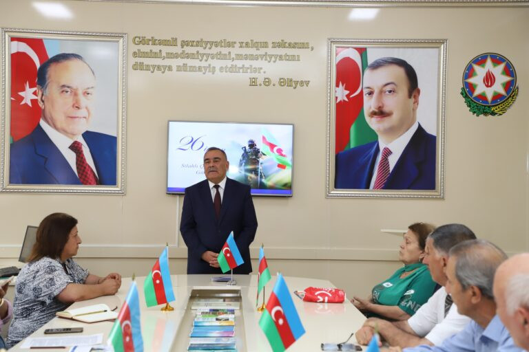 Bitki Mühafizə və Texniki Bitkilər Elmi-Tədqiqat İnstitutunda "26 iyun – Silahlı Qüvvələr Günü" münasibətilə tədbir keçirilib