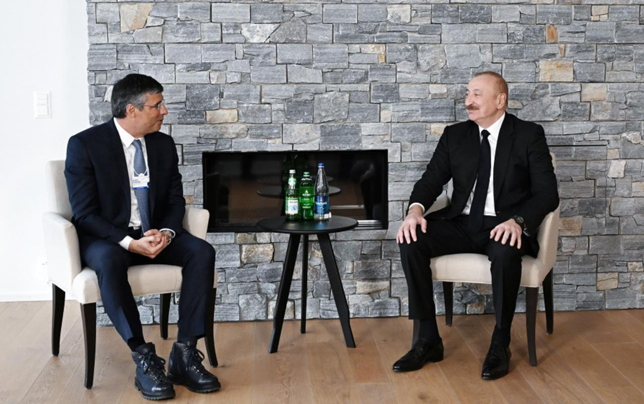 Prezident Davosda görüş keçirdi -
