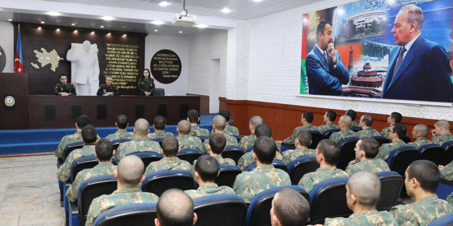 Penitensiar xidmətdə əsgərlər üçün marifləndirmə məqsədilə təlim keçirilib