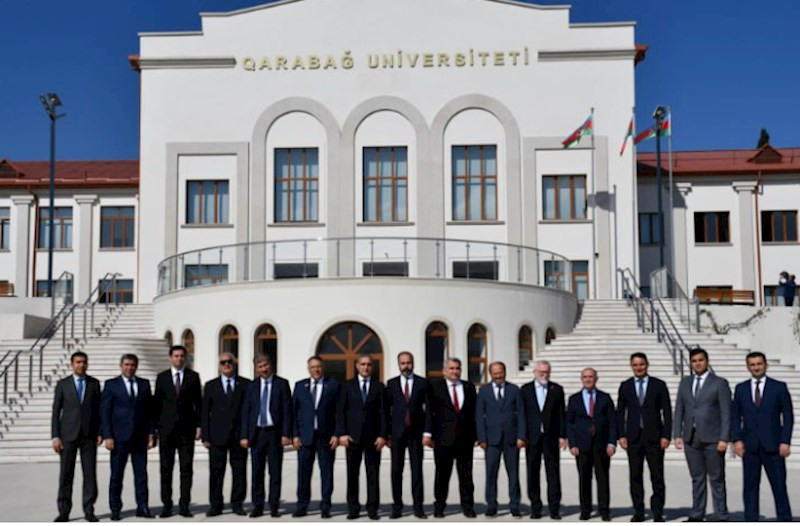 Türkiyə universitetlərinin rektorları Qarabağ Universitetində —