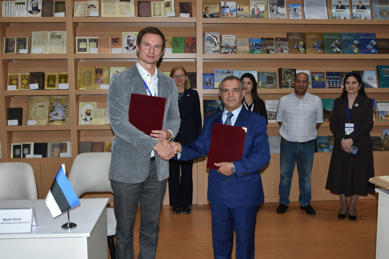 Azərbaycan Milli Kitabxanası ilə Estoniya Milli Kitabxanası arasında qarşılıqlı əməkdaşlığa dair Memorandum imzalanıb