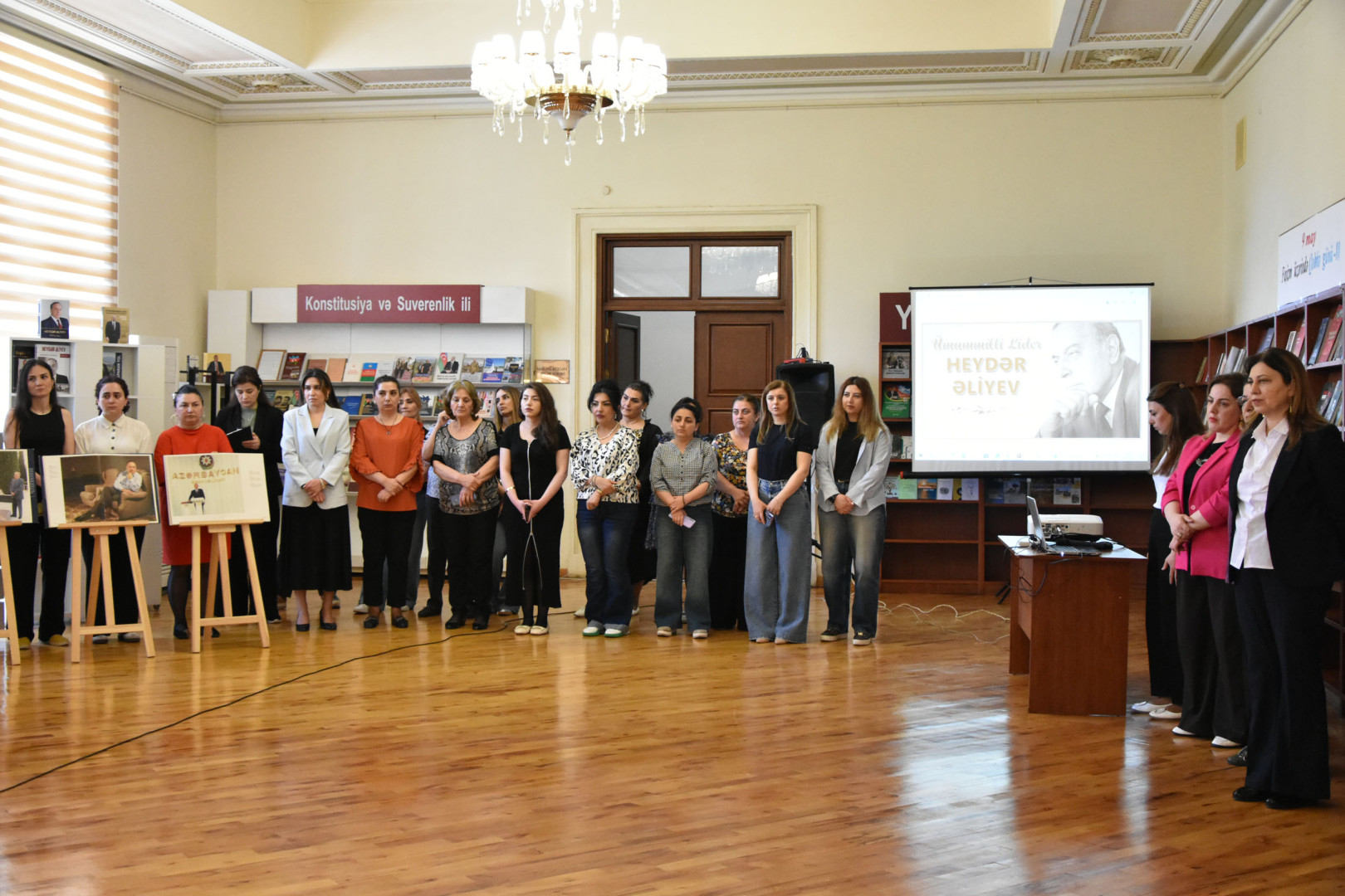 Milli Kitabxanada Ümummilli Lider Heydər Əliyevin xatirəsinə həsr olunmuş tədbir keçirilib