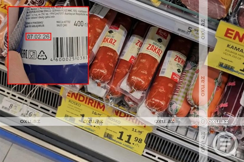 "Tamstore"dan ŞİKAYƏT: "Müddəti bitmiş məhsul vitrində saxlanılıb"
