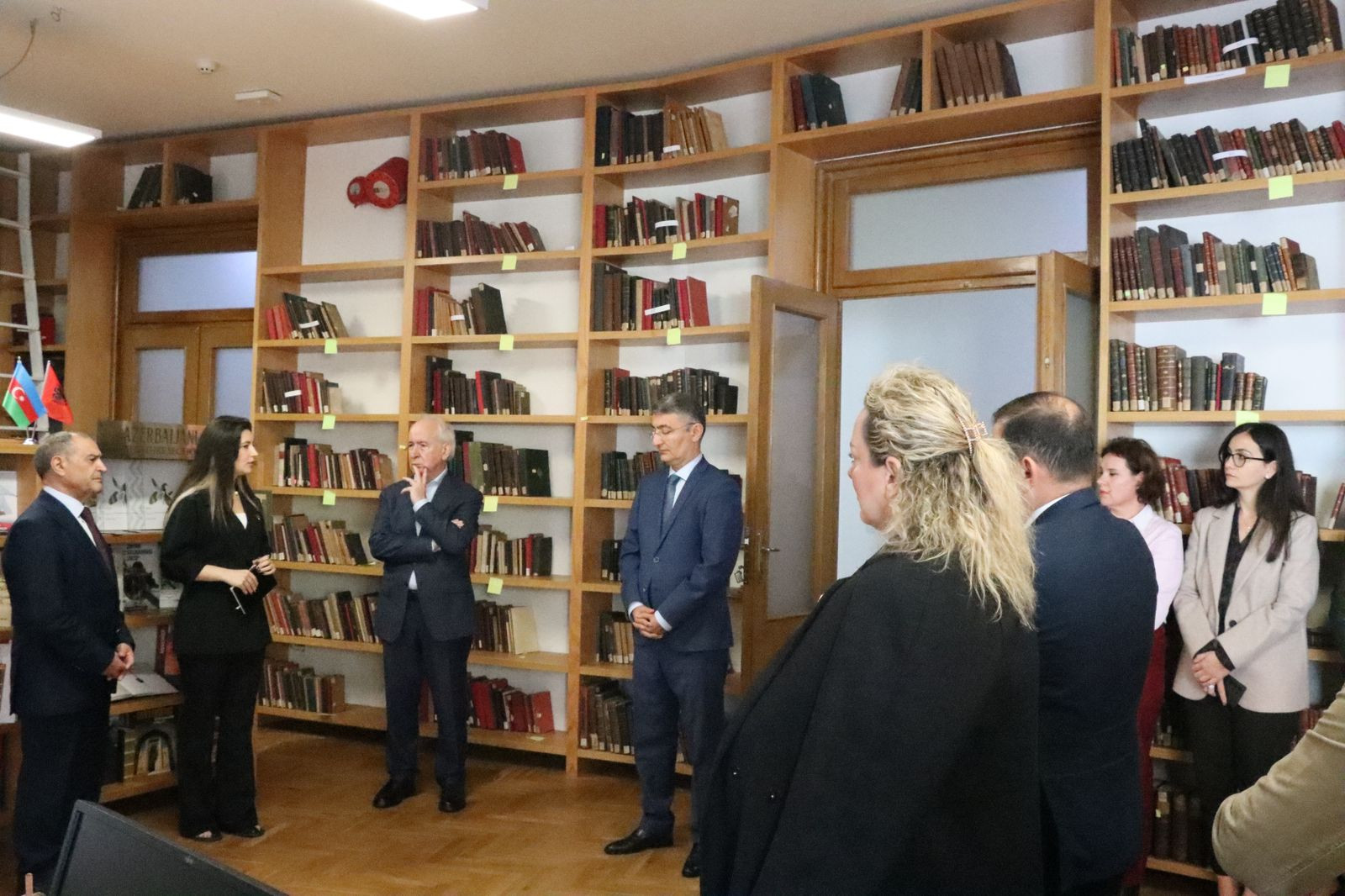 Albaniya Milli Kitabxanasında Azərbaycan Ədəbiyyatı bölməsinin açılış mərasimi keçirilib
