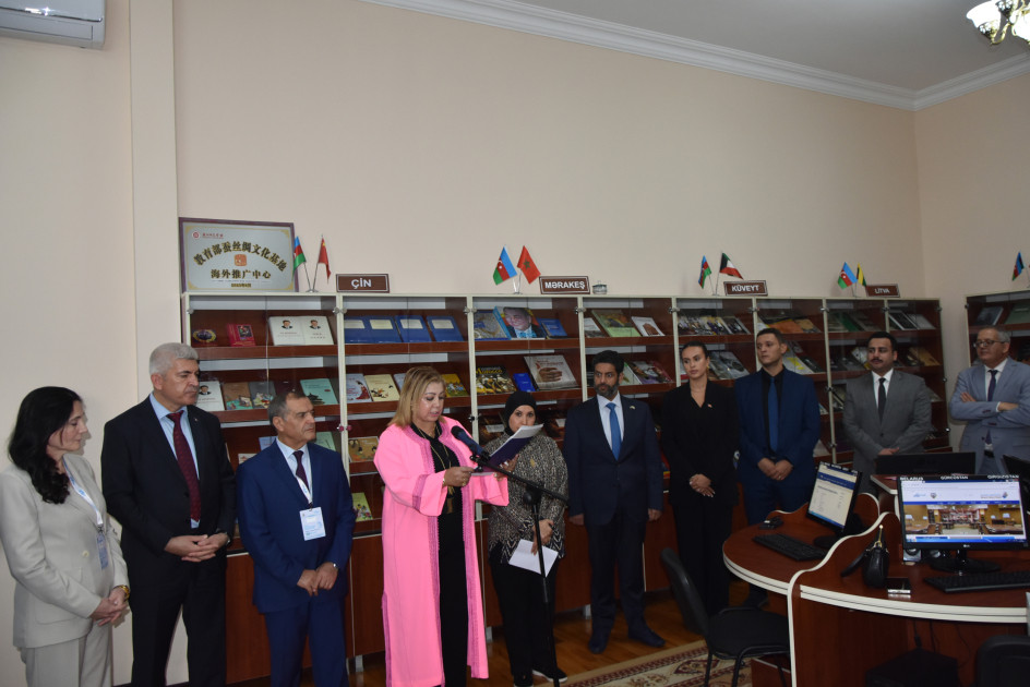 Milli Kitabxanada “Mərakeş və Küveyt ədəbiyyatı guşələrinin” açılış mərasimi keçirilib