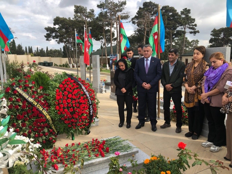 Abşeron rayonunda şəhidlik zirvəsinə ucalan qəhrəman oğulların il dönümləri qeyd olunur