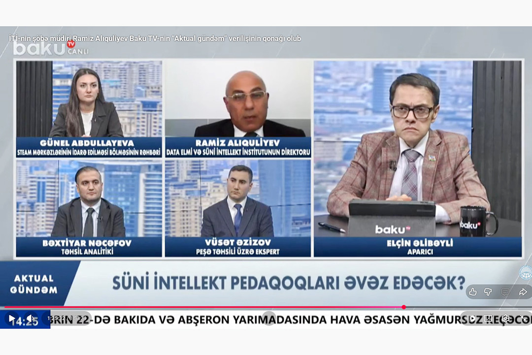 AMEA-nın müxbir üzvü Ramiz Alıquliyev “Baku TV”yə müsahibə verib –