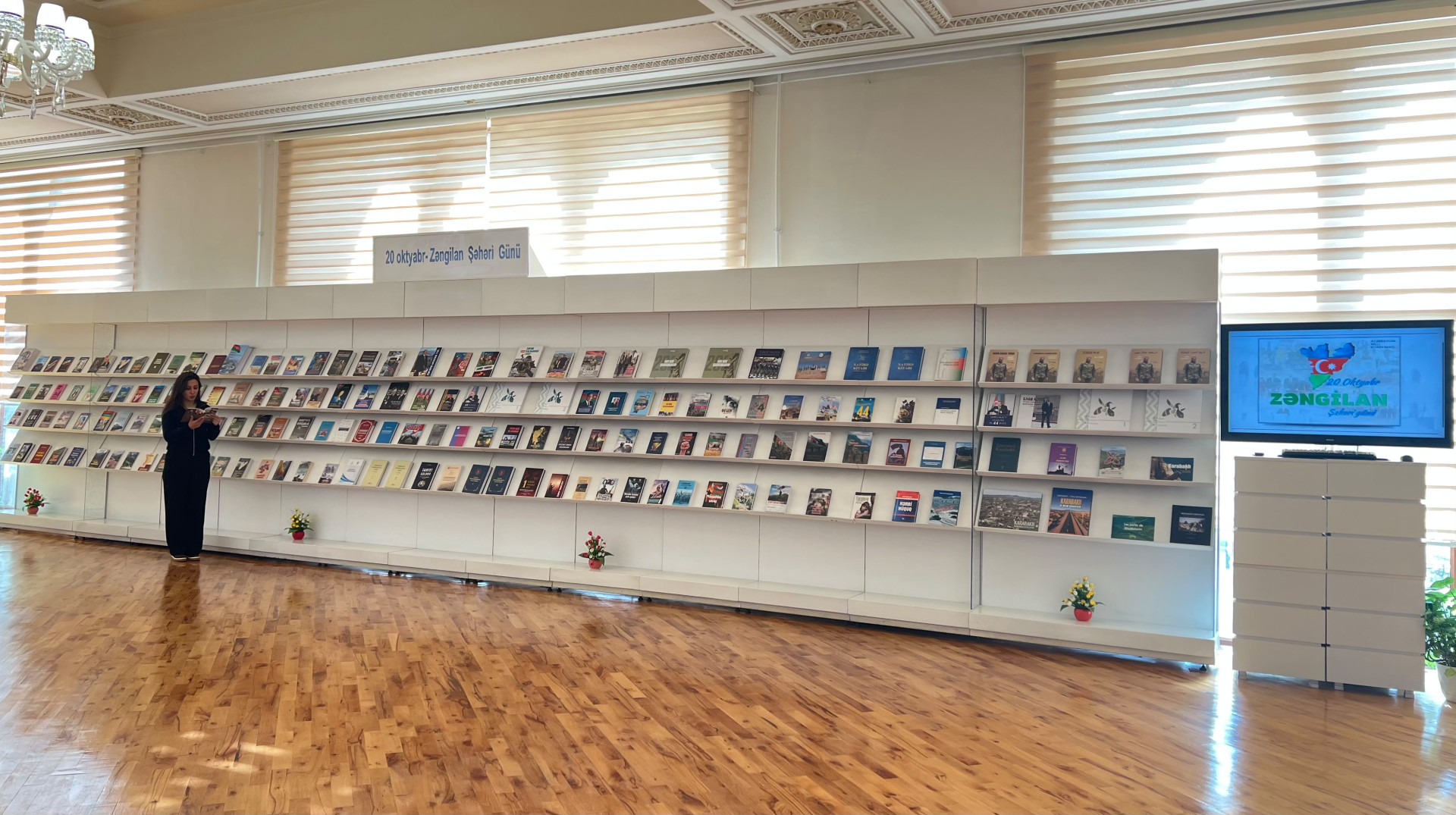 Milli Kitabxanada “20 oktyabr – Zəngilan şəhəri Günü” adlı virtual və eyniadlı ənənəvi kitab sərgisi istifadəçilərə təqdim olunub