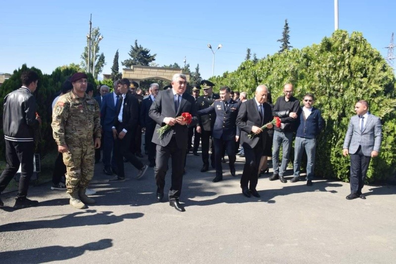 “27 Sentyabr - Anım Günü” münasibətilə Qubada Şəhidlər Xiyabanı ziyarət edilib