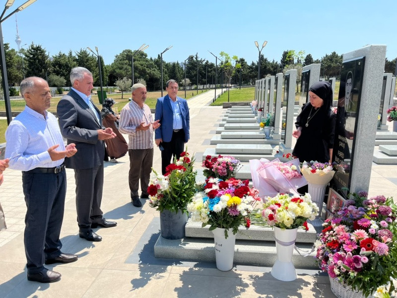 Abşeron rayonunda şəhidlərimiz və onların ailə üzvləri ziyarət olunub