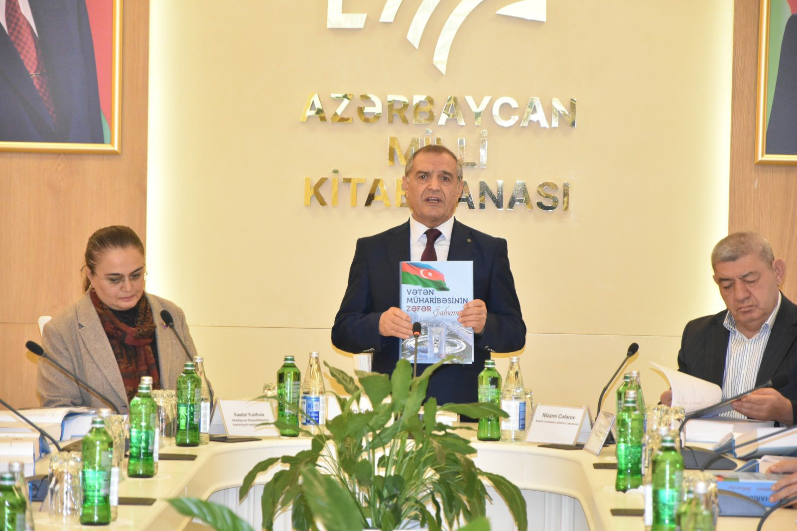 Mədəniyyət Nazirliyinin Milli Kitabxana ilə birgə nəşr etdiyi “Vətən müharibəsinin zəfər salnaməsi. Biblioqrafiya” kitabının təqdimat mərasimi və eyniadlı tədbir keçirilib