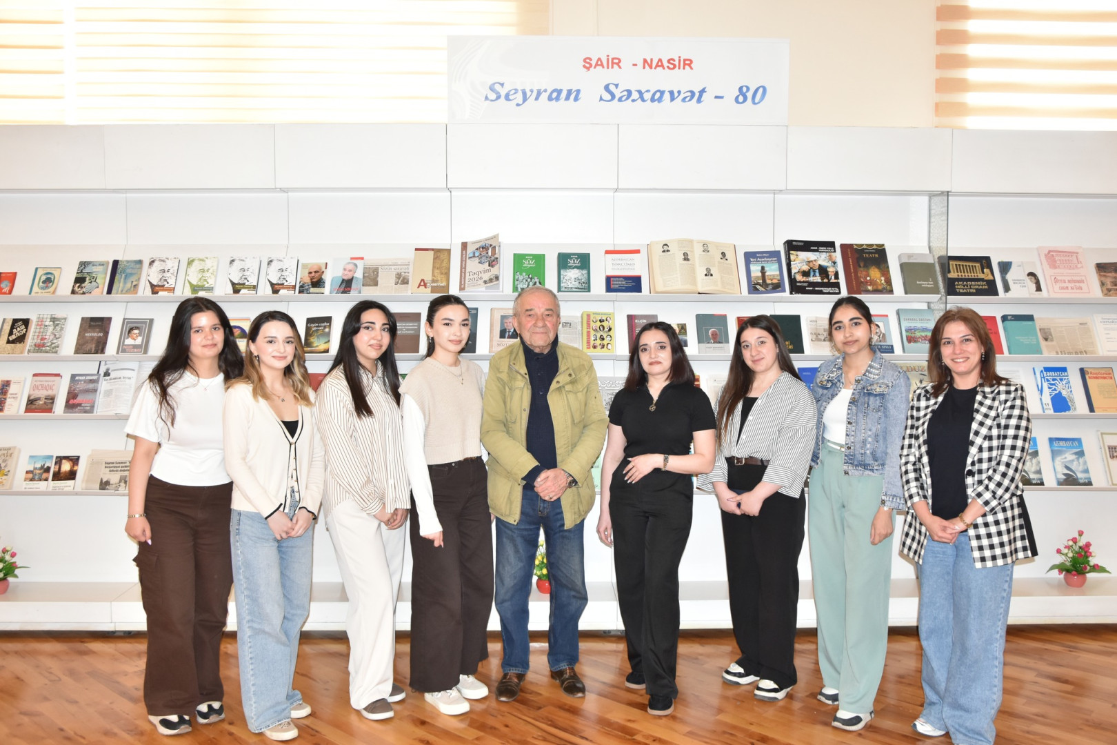 Milli Kitabxanada Azərbaycan ədəbiyyatının görkəmli nümayəndəsi Seyran Səxavətin 80 illiyinə həsr olunmuş tədbir keçirilib