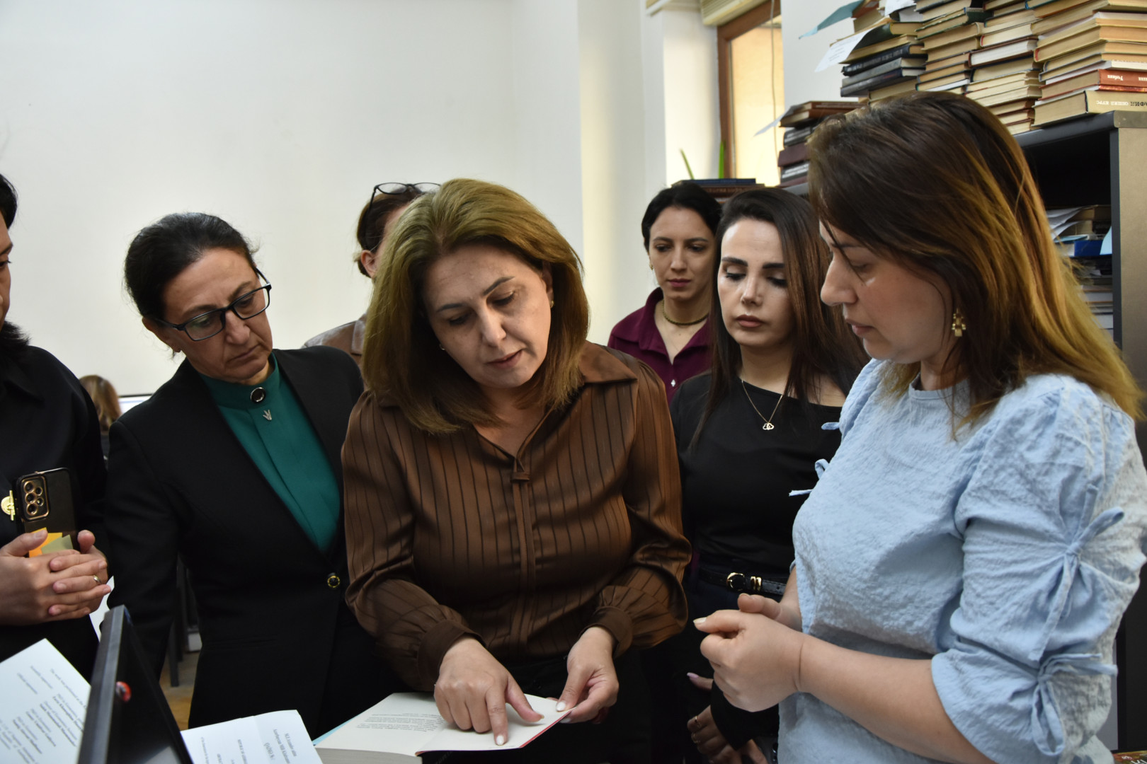 Naxçıvan Muxtar Respublikasının kitabxana əməkdaşları Milli Kitabxanada təcrübədə