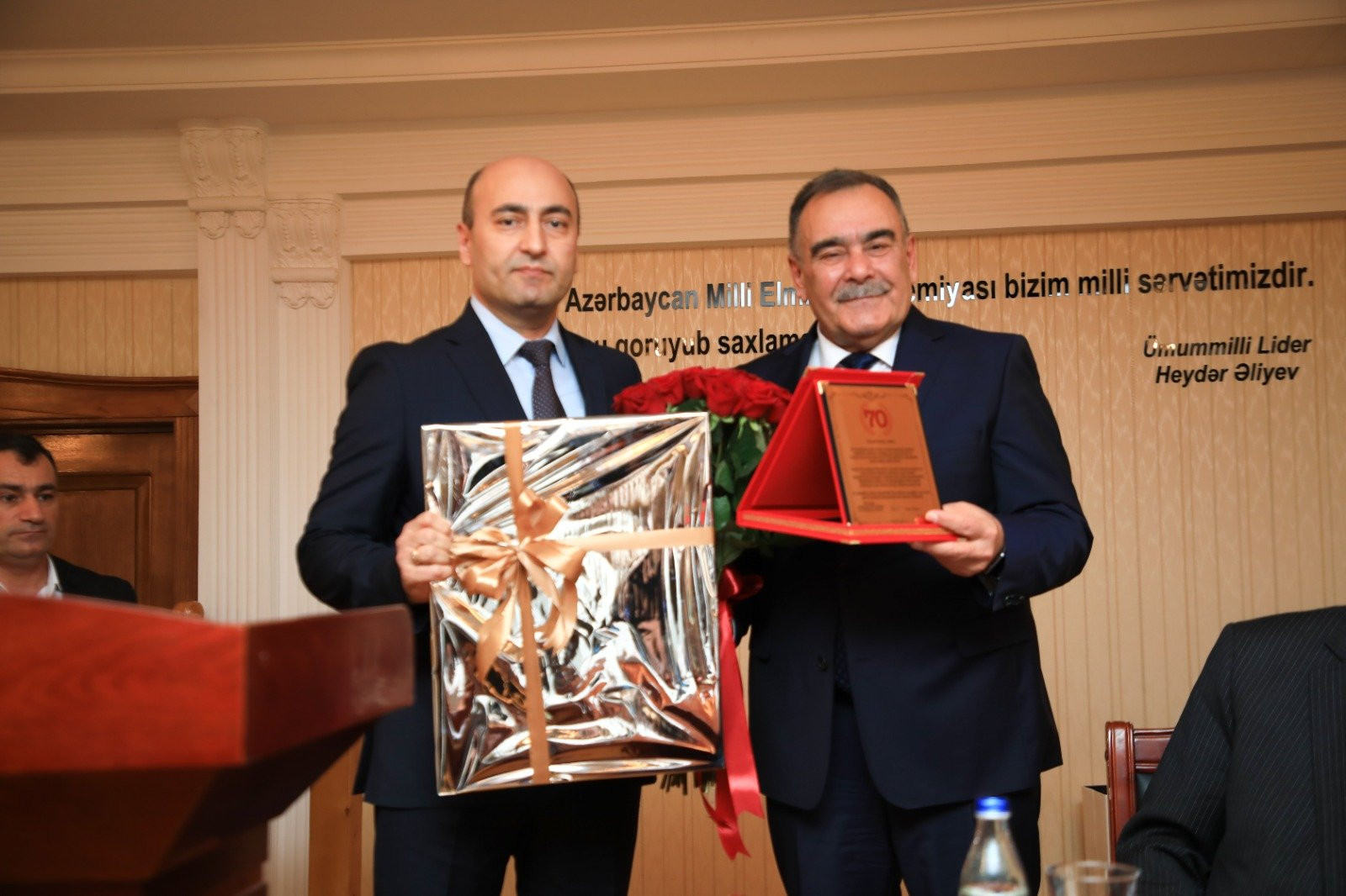 AMEA-nın Gəncə bölməsində professor İbrahim Cəfərovun 70 illik yubileyi keçirilib