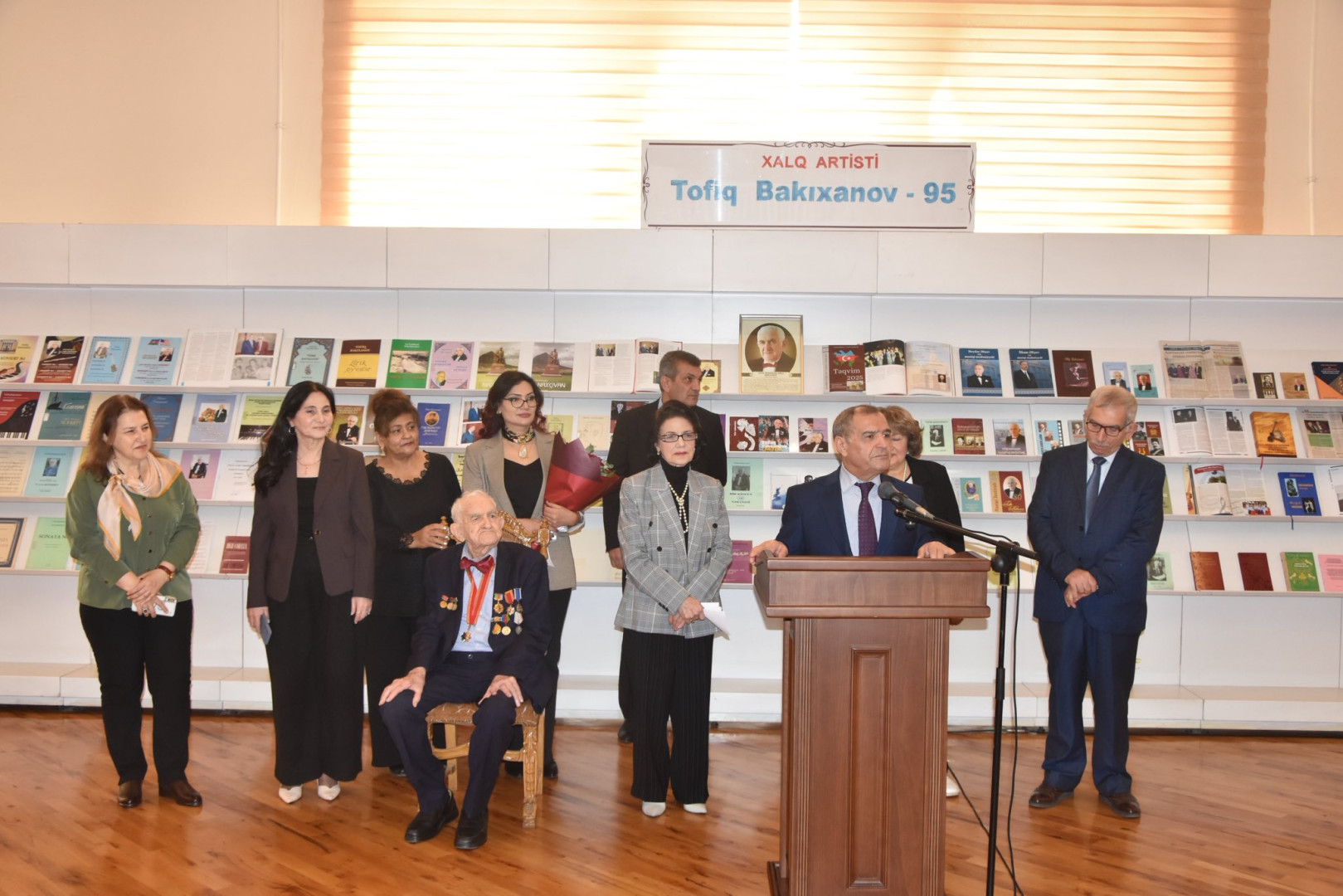 Azərbaycan Milli Kitabxanasında Tofiq Bakıxanovun 95 illik yubileyinə həsr olunmuş tədbir keçirilib
