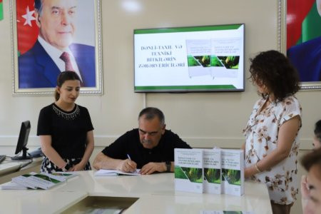 “Dənli-taxıl və texniki bitkilərin zərərvericiləri” adlı kitabların təqdimatı keçirilib