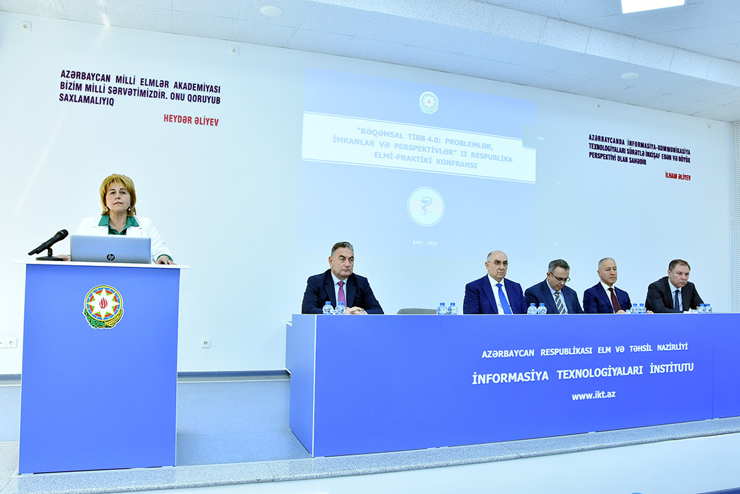 "Rəqəmsal tibb 4.0: problemlər, imkanlar və perspektivlər" respublika elmi-praktiki konfransı keçirilib