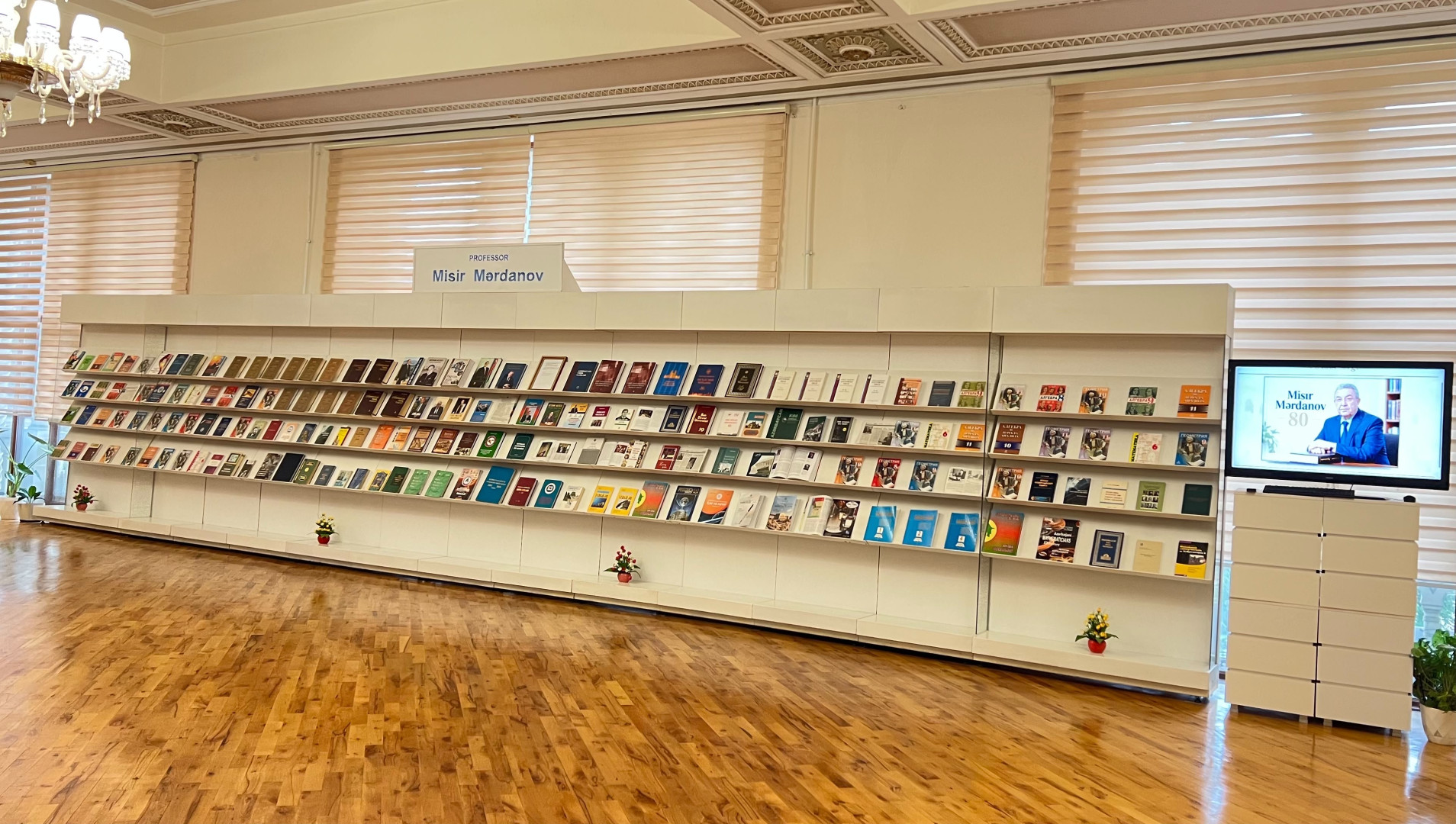 Milli Kitabxanada “Professor Misir Mərdanov” adlı virtual və eyniadlı ənənəvi kitab sərgisi istifadəçilərə təqdim olunub