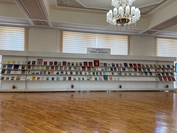 Milli Kitabxanada “Professor Kərim Şükürov” adlı ənənəvi kitab sərgisi istifadəçilərə təqdim olunub