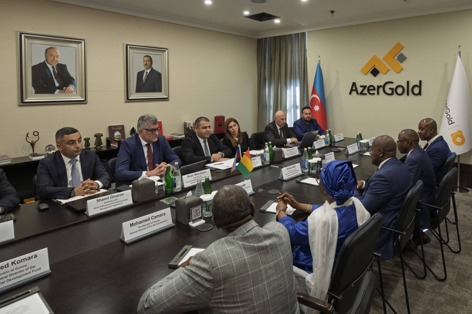 “AzerGold” QSC-də Qvineya Respublikasının planlaşdırma, beynəlxalq əməkdaşlıq və inkişaf naziri ilə görüş keçirilib