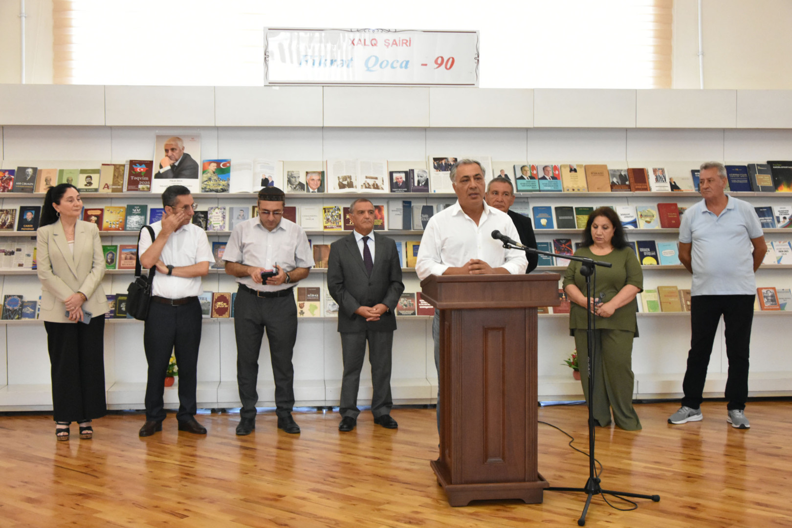 Milli Kitabxanada Xalq şairi Fikrət Qocanın 90 illik yubleyinə həsr olunmuş “Xalq şairi Fikrət Qoca” adlı tədbir keçirilib