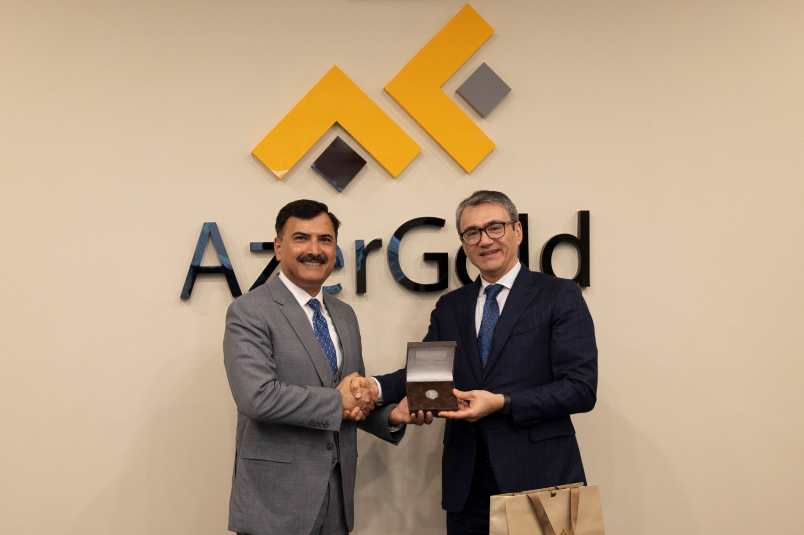 "AzerGold" QSC-də Pakistanın "Frontier Works Organization" şirkətinin nümayəndə heyəti ilə görüş keçirilib