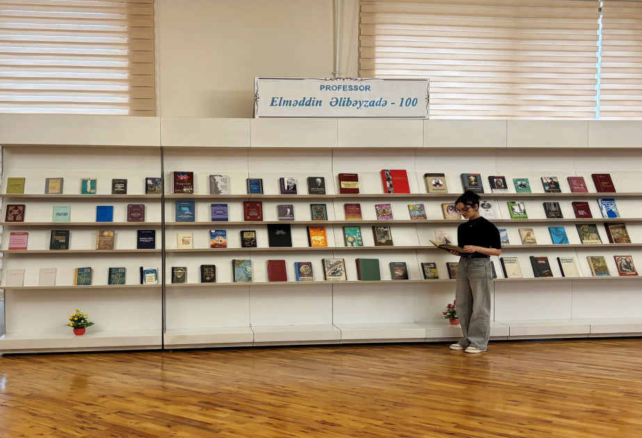 Milli Kitabxanada “Professor Elməddin Əlibəyzadə - 100” adlı ənənəvi kitab sərgisi açılıb