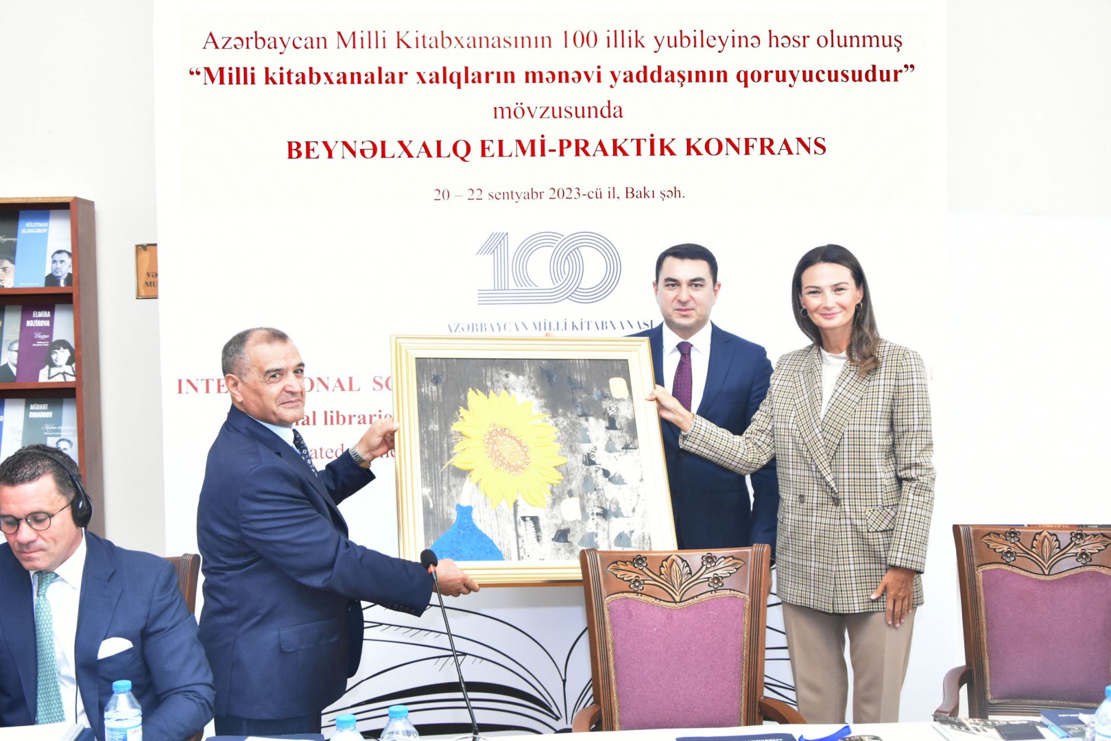 Azərbaycan Milli Kitabxanasının 100 illik yubileyi münasibətilə “Milli kitabxanalar xalqların mənəvi yaddaşının qoruyucusudur” mövzusunda Beynəlxalq Elmi-Praktik Konfrans keçirilib