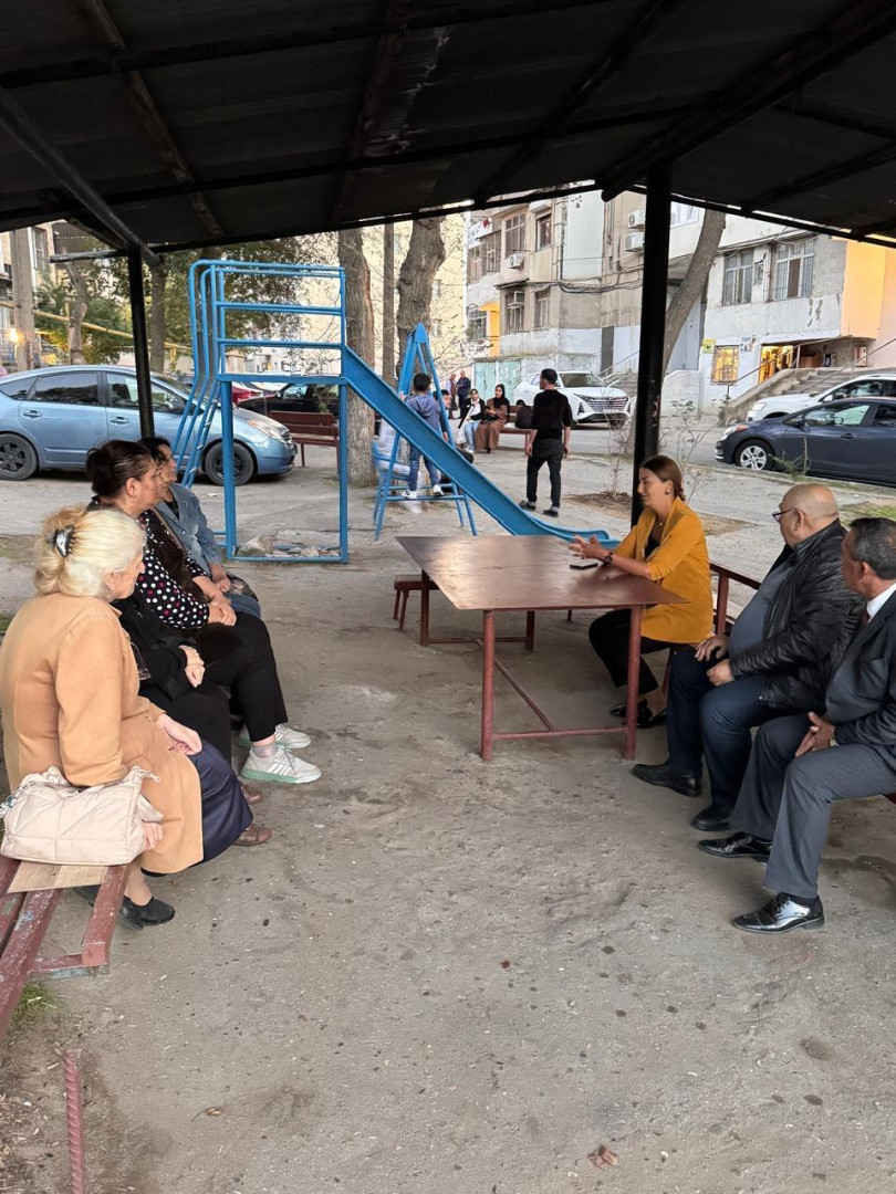 Deputat Könül Nurullayeva vətəndaşlarla görüş keçirib