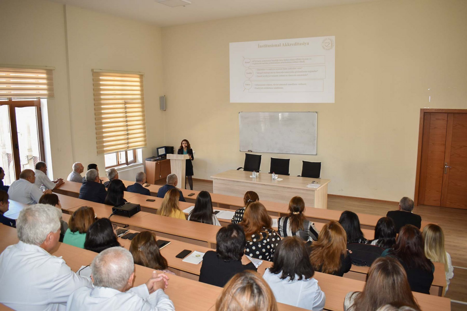 Professor-müəllim heyəti üçün "Avropa ali təhsil məkanında keyfiyyət təminatı üzrə standartlar və təlimatlar (ESG)” mövzusunda təlimlər keçirilib