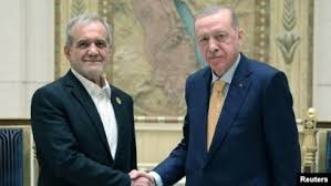 Pezeşkian Ərdoğana təşəkkür etdi