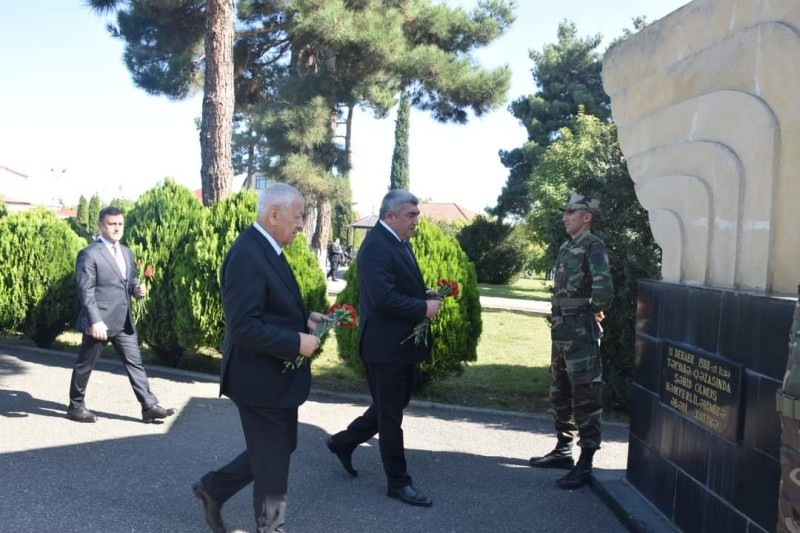 “27 Sentyabr - Anım Günü” münasibətilə Qubada Şəhidlər Xiyabanı ziyarət edilib