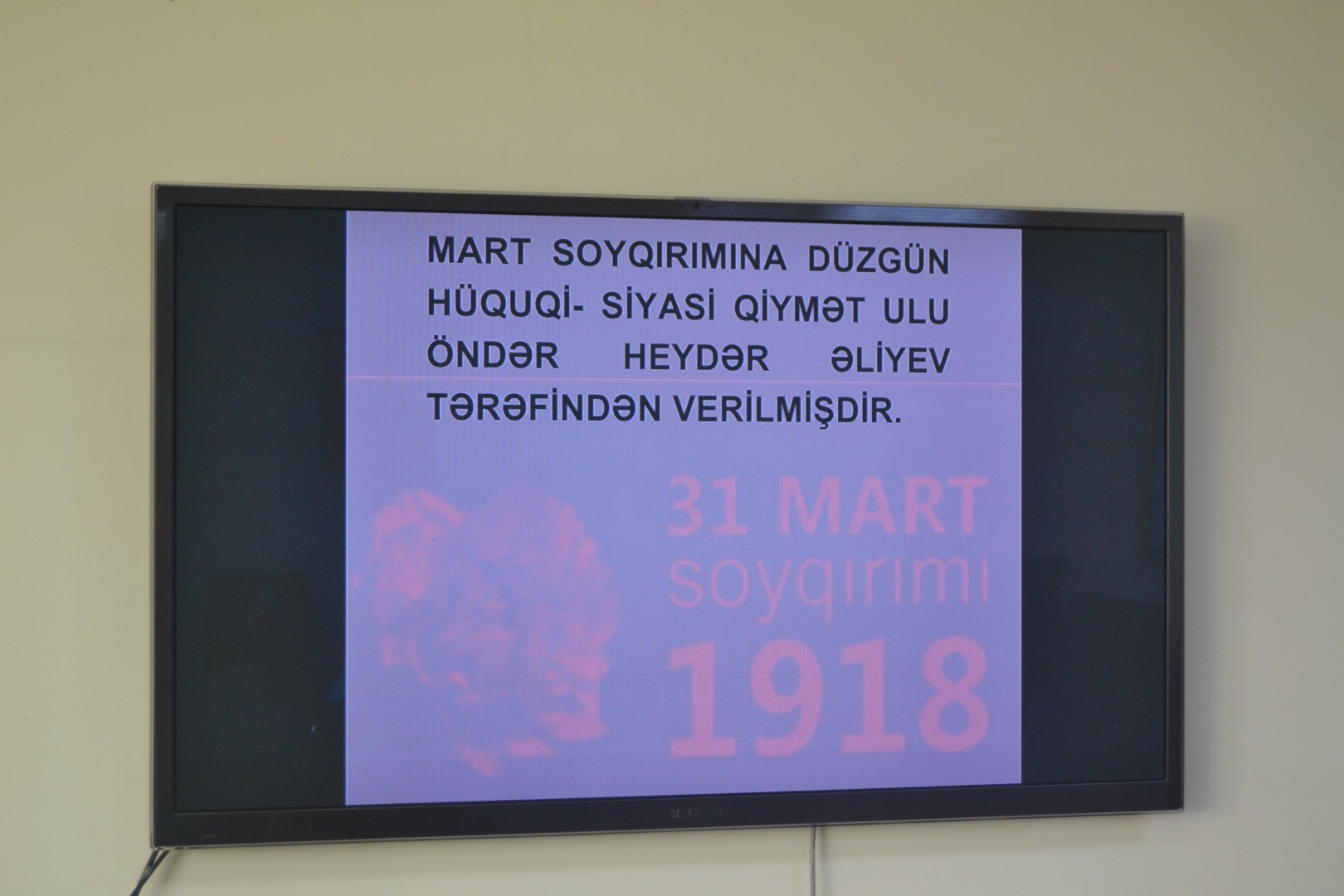 Füzuli rayonunda "31 Mart soyqırım" günü dəyirmi masada müzakirə olunub