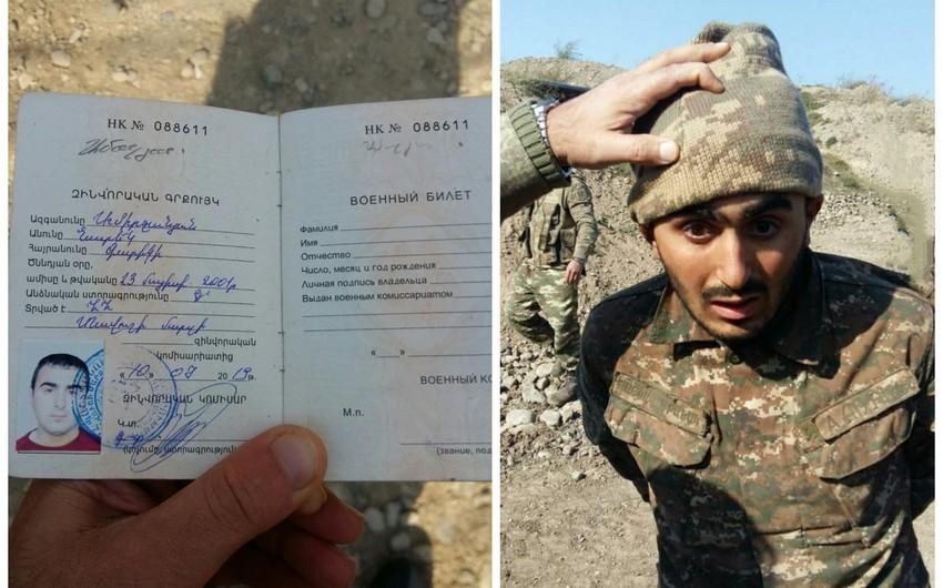 Düşmənin daha bir hərbçisi əsir götürülüb - FOTO