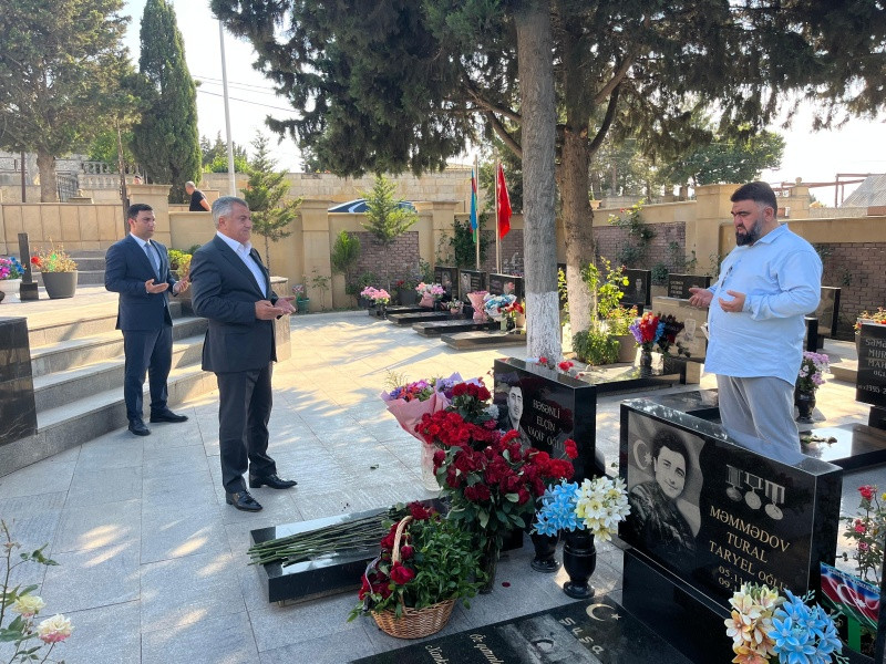 Abşeron rayonunda şəhidlərimiz və onların ailə üzvləri ziyarət olunub