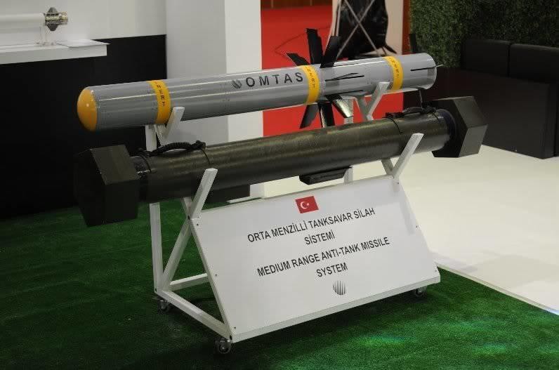 Türkiyə tank əleyhinə "OMTAS" raketi də istehsal edir