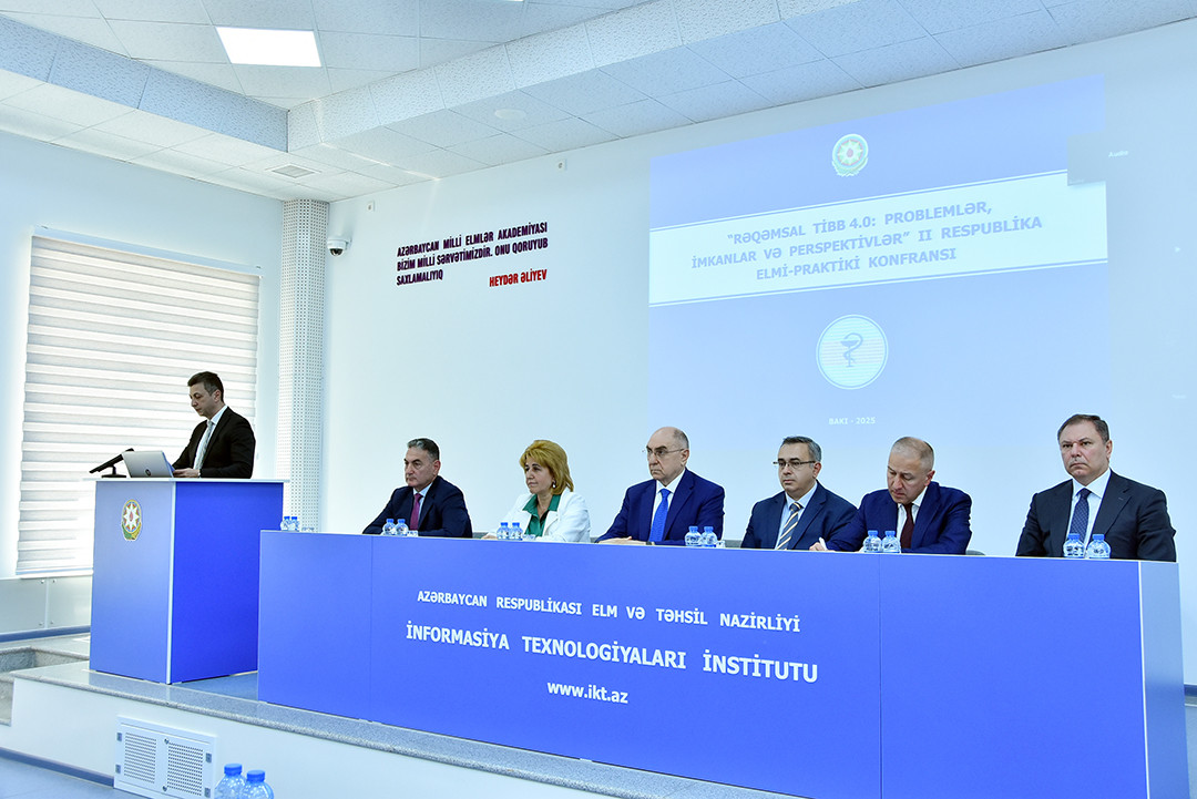 "Rəqəmsal tibb 4.0: problemlər, imkanlar və perspektivlər" respublika elmi-praktiki konfransı keçirilib