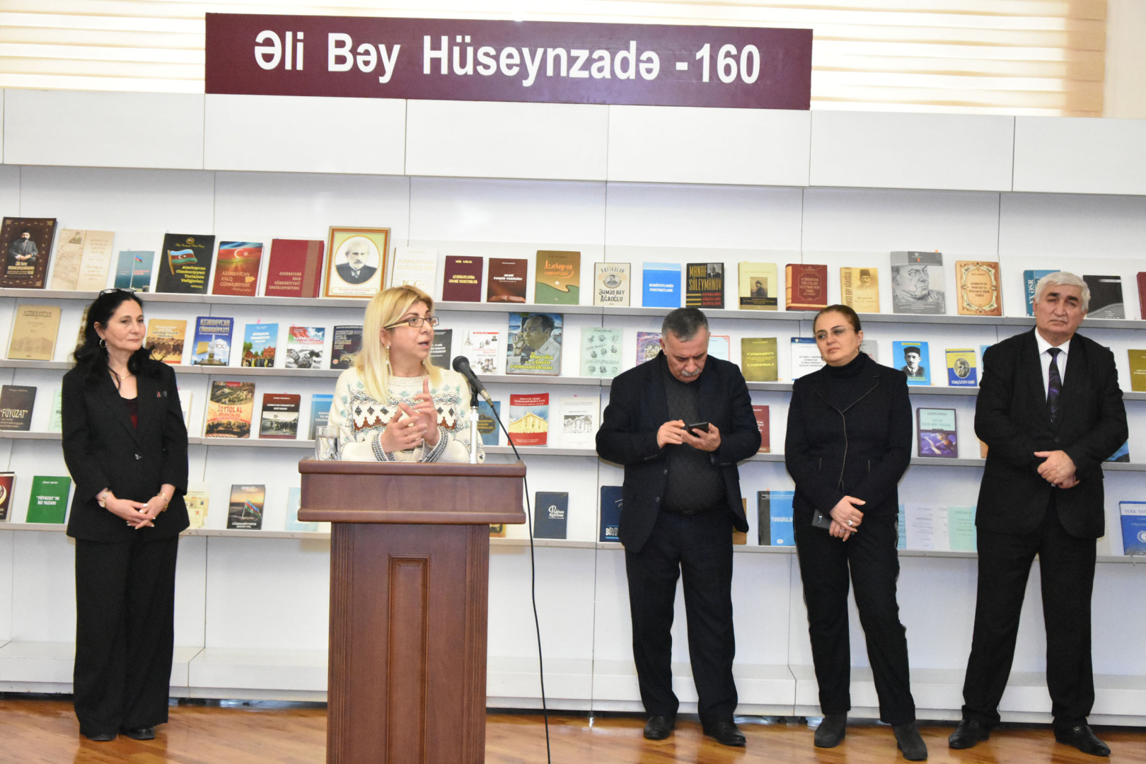 Əli bəy Hüseynzadənin anadan olmasının 160 illik yubileyi münasibətilə kitab sərgisinin açılış mərasimi keçirilib