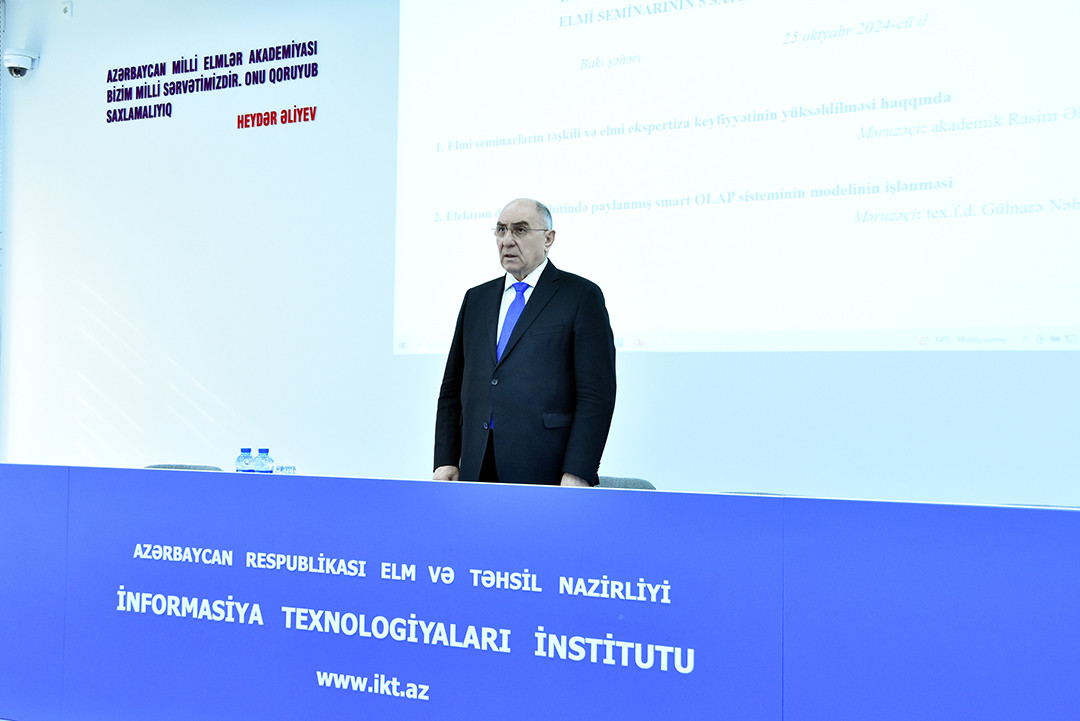 "İnstitutun elmi potensialından daha səmərəli istifadə edilməsi istiqamətində işlər görülməlidir"