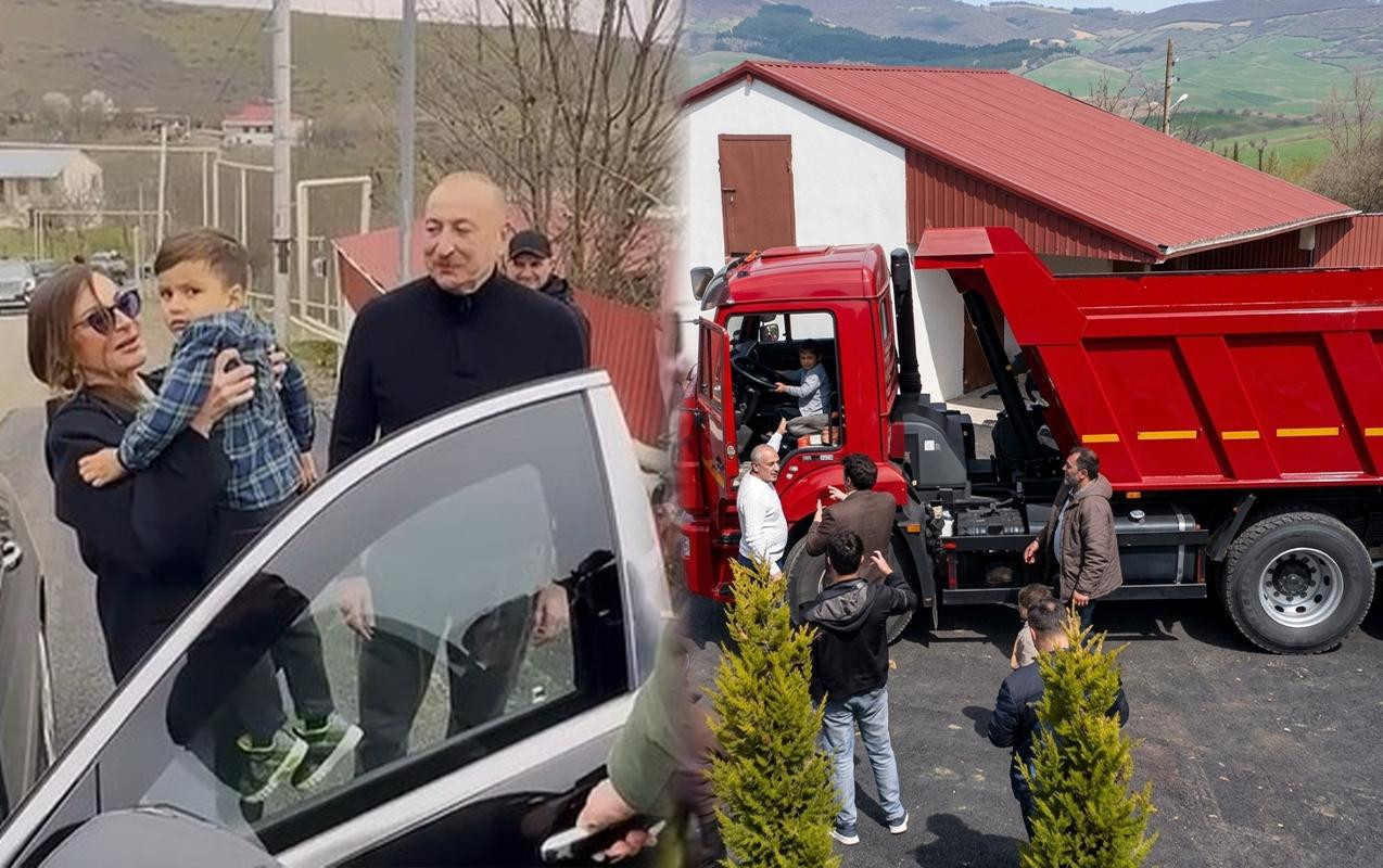 PREZİDENT O AİLƏYƏ “KAMAZ” HƏDİYYƏ ETDİ - Balaca Ayaz istəmişdi +