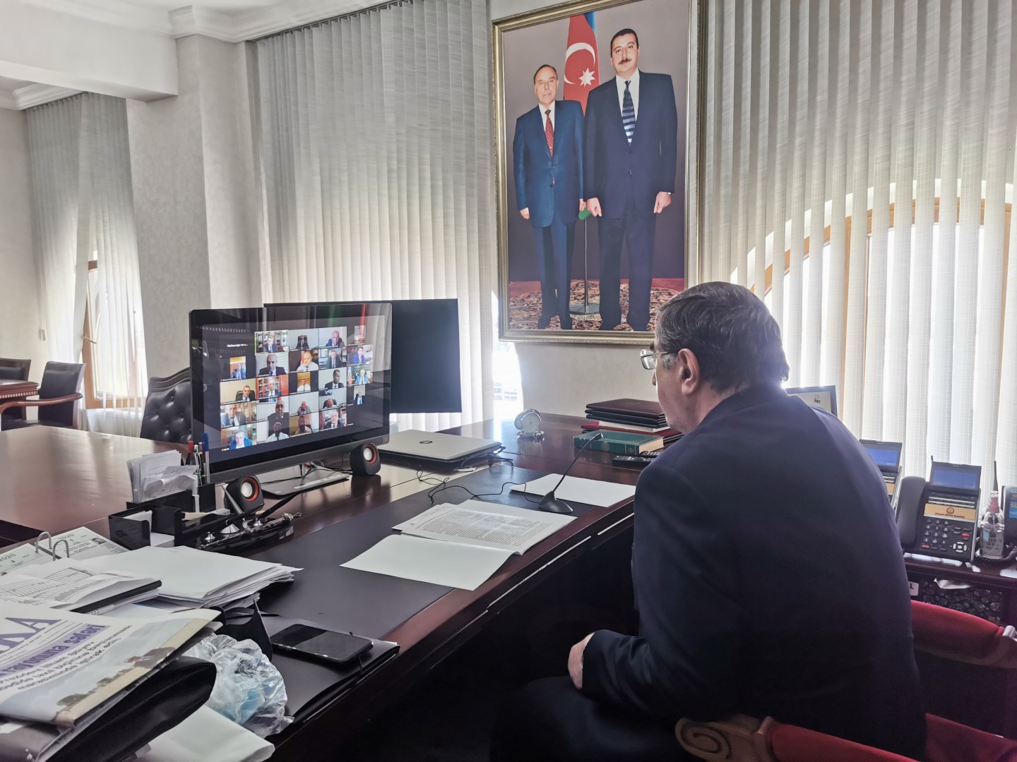 Azərbaycan Meliorasiya və Su Təsərrüfatı ASC video konfrans keçirib-
