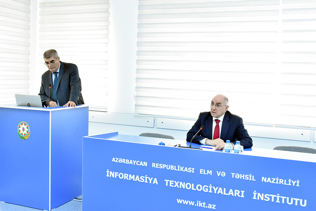 İnstitutda elektron dövlətin kibersuverenliyinə dair elmi-tədqiqat layihəsinin icra vəziyyəti müzakirə olunub