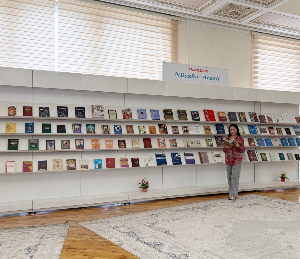 Milli Kitabxanada “Professor Nüşabə Araslı” adlı kitab sərgisi istifadəçilərə təqdim olunub