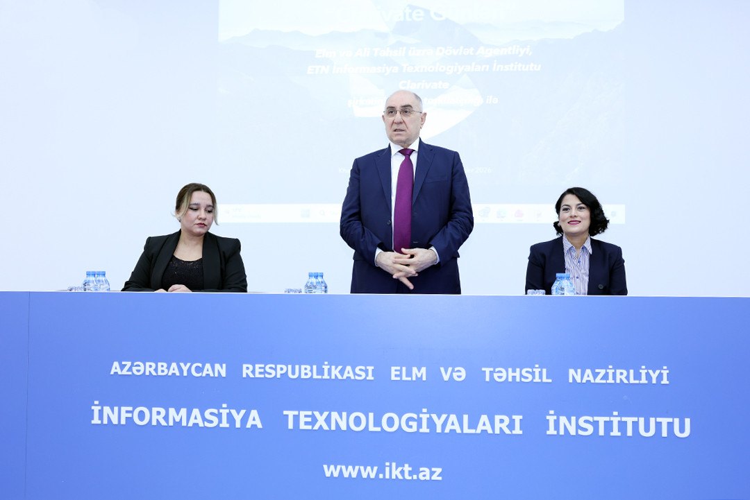İnformasiya Texnologiyaları İnstitutunda beynəlxalq elmi bazalardan səmərəli istifadə məsələlərinə həsr olunmuş təlim keçirilib