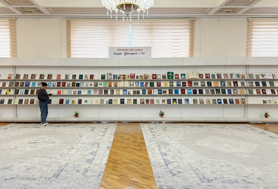 Milli Kitabxanada “Əməkdar elm xadimi Yaşar Qarayev – 90 ” adlı kitab sərgisi istifadəçilərə təqdim olunub