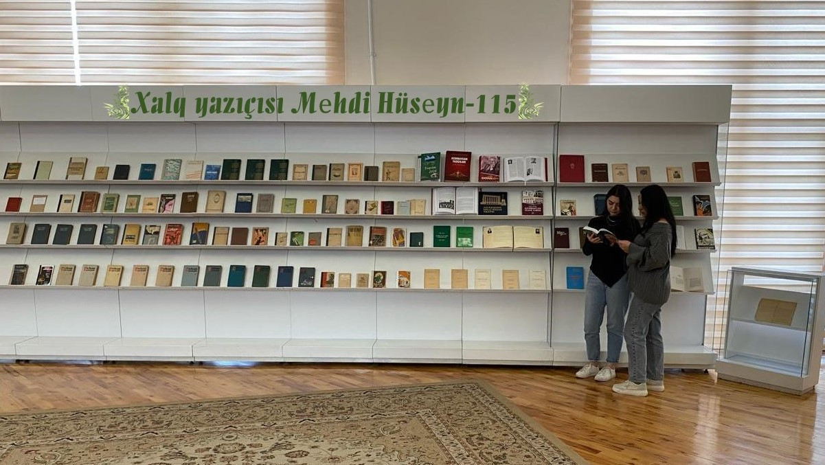 Milli Kitabxanada “Xalq yazıçısı Mehdi Hüseyn - 115” adlı kitab sərgisi açılıb