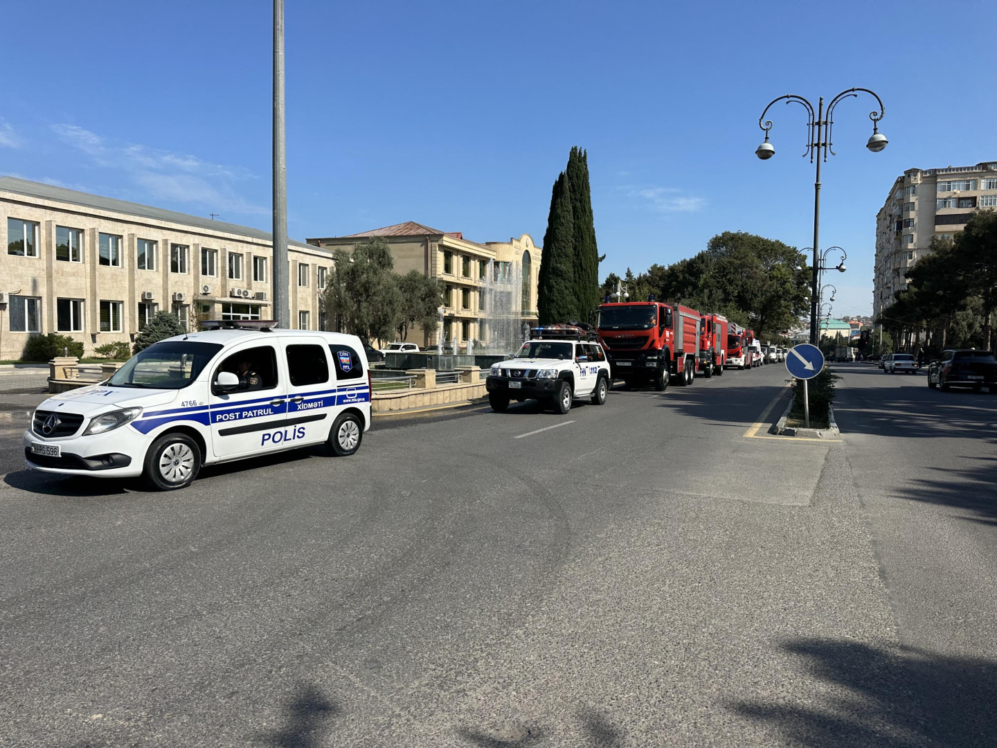 Abşeron rayonunda FHN-in Sumqayıt Regional Mərkəzi tərəfindən nümunəvi mülki müdafiə məşqi təşkil edilib
